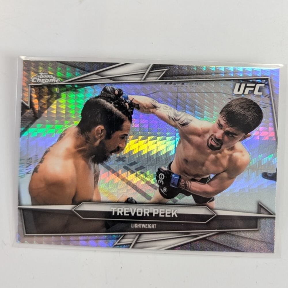 2026 Topps Chrome UFC Trevor Peek #64 Prism Refractor Parallel